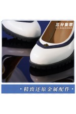 1/3 Delusion Genshin Impact Ganyu White High Heels Cosplay Shoes